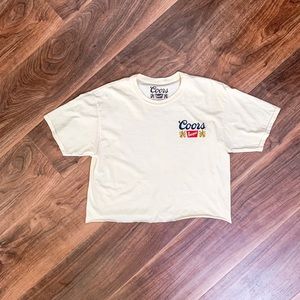 Coors Banquet crop t-shirt